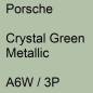 Preview: Porsche, Crystal Green Metallic, A6W / 3P.